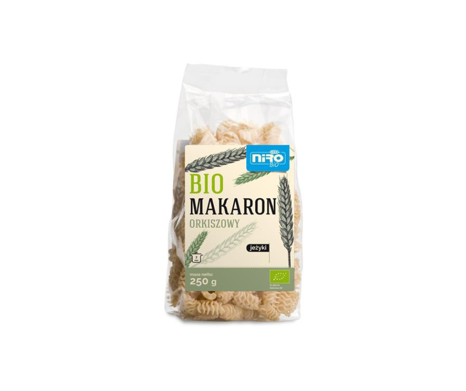 Makaron orkiszowy jeżyki bio (250 g)- Niro