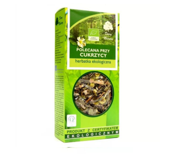 Herbatka polecana przy cukrzycy eko 50g - Dary Natury