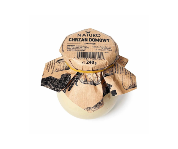 Chrzan domowy tarty 240g- Naturo