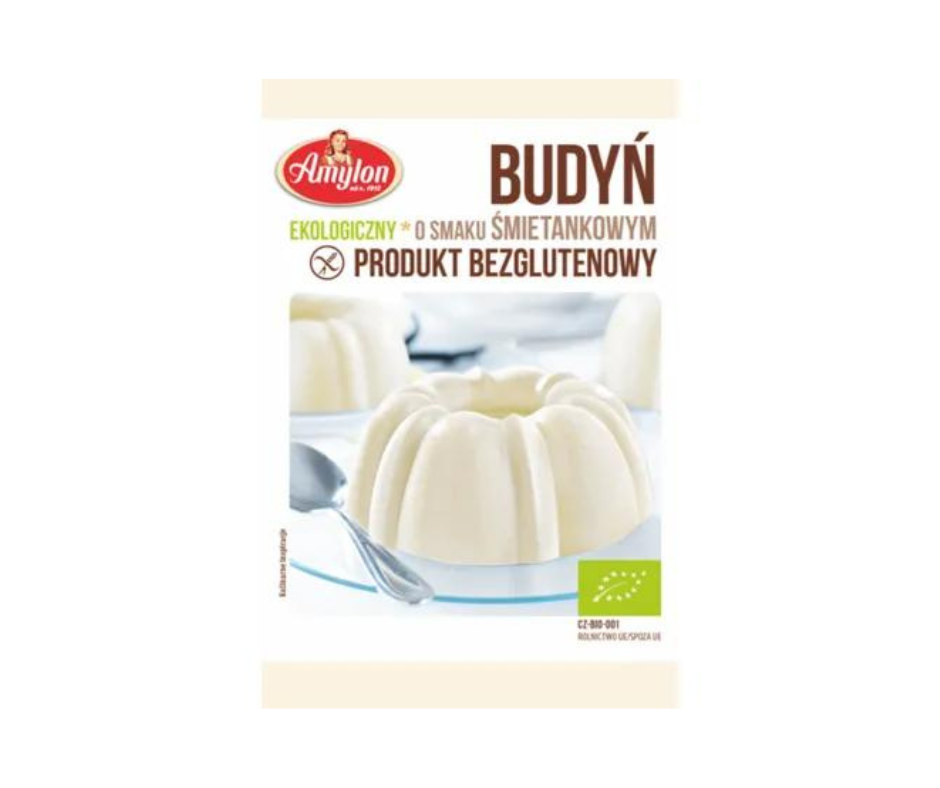 Budyń Śmietankowy Bezglutenowy Bio 40 g- Amylon