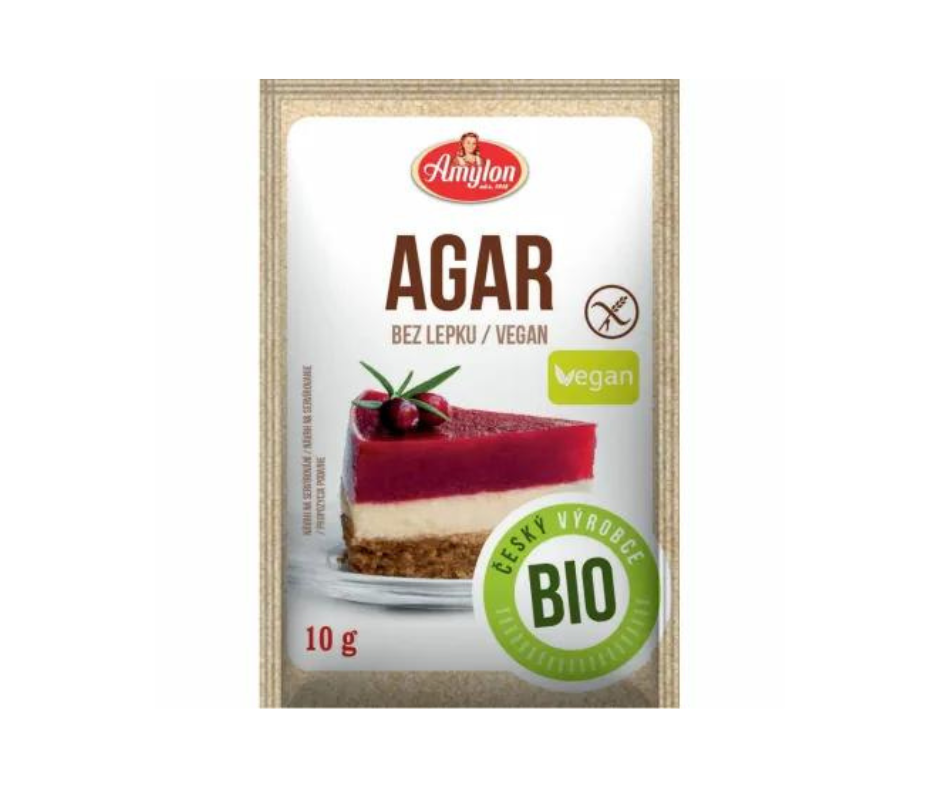Agar - Agar Bezglutenowy Bio 10 g - Amylon