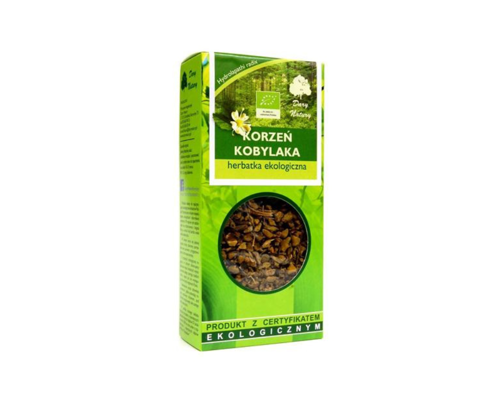 korzeń kobylaka herbatka ekologiczna 50g - Dary Natury