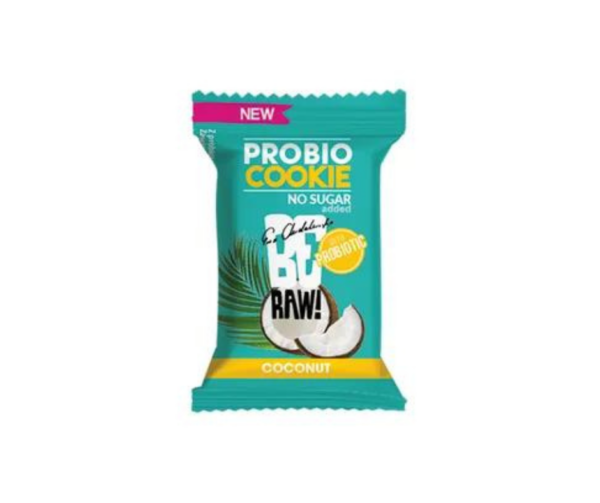 Probio, ciastko probiotyczne kokos, 18 g- BeRAW!