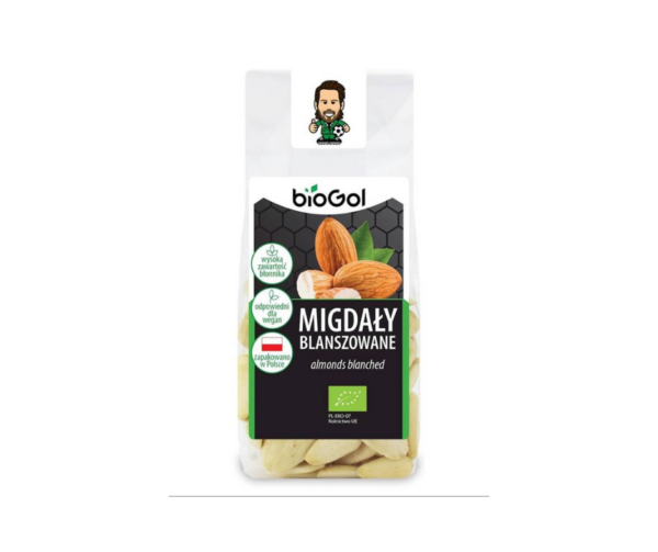 Migdały blanszowane BIO 100 g - BIOGOL