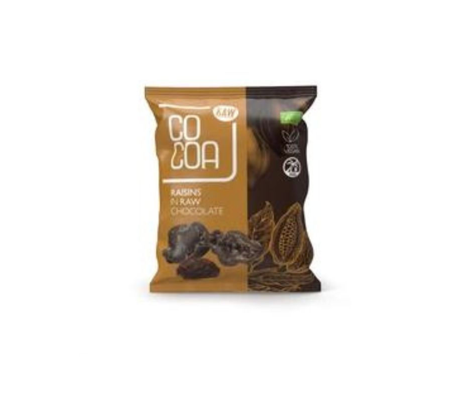 Rodzynki w Surowej Czekoladzie 70g - COCOA EKO