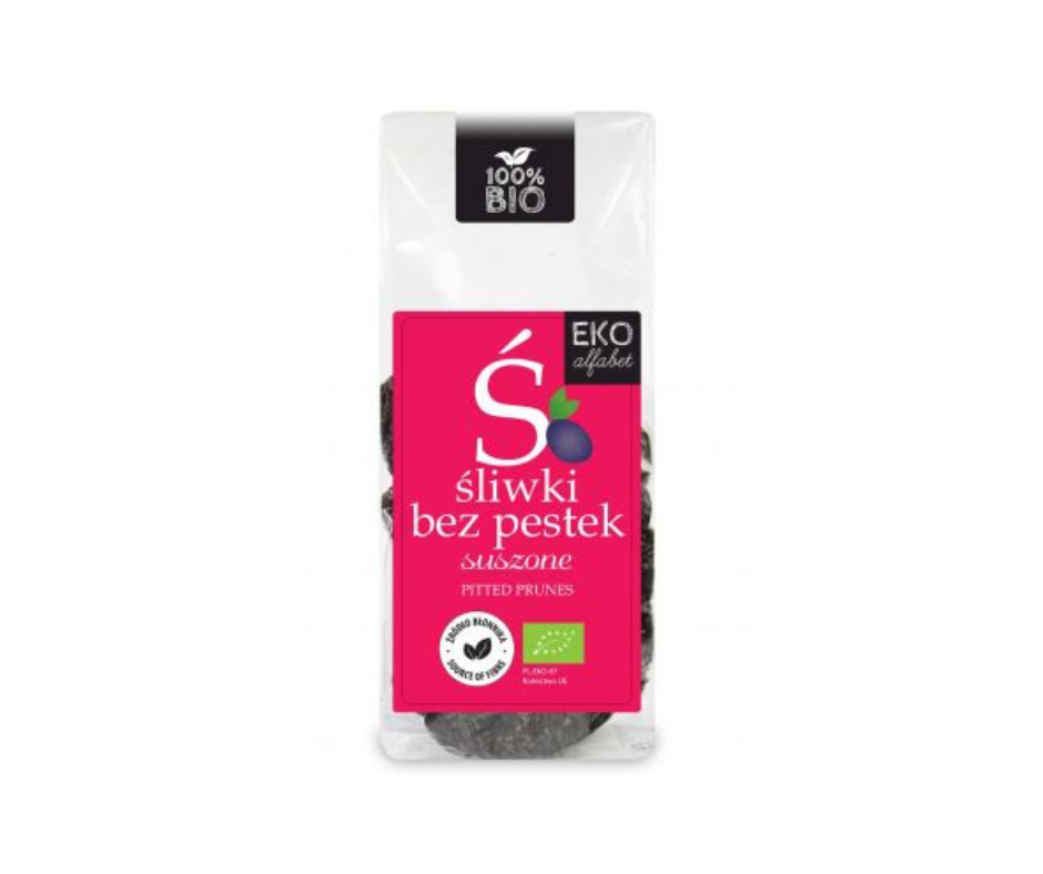 Śliwki bez pestek suszone 150 g- Eko Alfabet