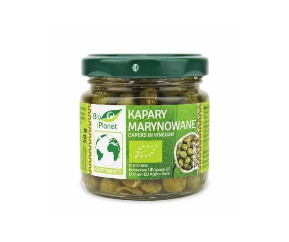 Kapary Marynowane Bio 100 g (50 g) - Bio Planet