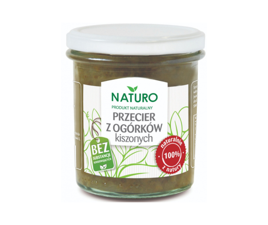 Przecier z ogórków kiszonych 320g- Naturo