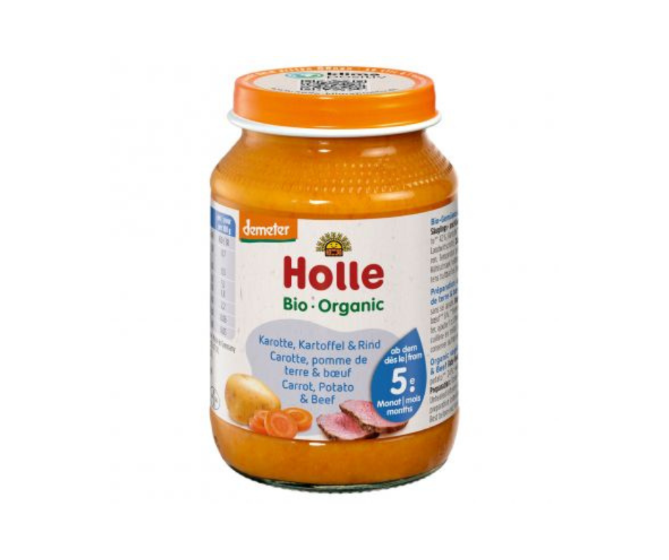 Obiadek Ziemniaki z marchewką i wołowiną po 5. miesiącu 190 g Bio- HOLLE