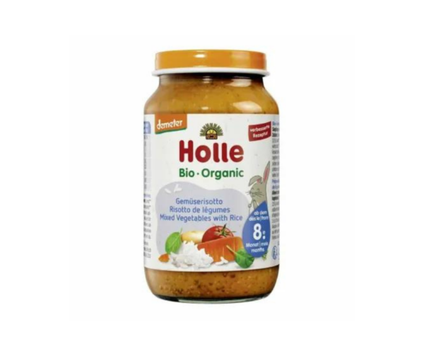 Obiadek Z Warzywami I Ryżem Od 8 Miesiąca Demeter Bio 220 G - HOLLE