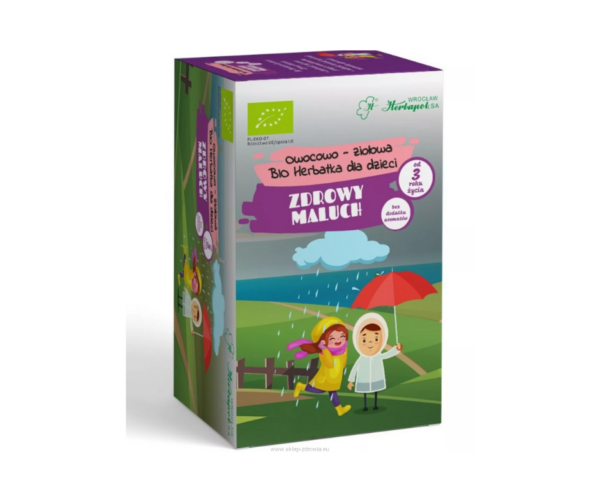 Bio Herbatka Ziołowo - Owocowa Dla Dzieci ZDROWY MALUCH 40 g (20x 2 g) - Herbapol Wrocław