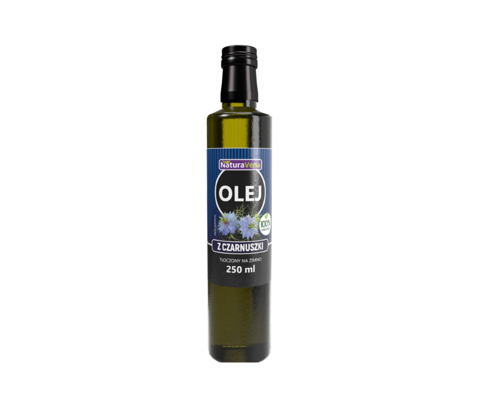 Olej z czarnuszki tłoczony na zimno 250ml- NaturaVena
