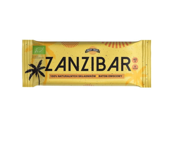 Baton owocowy Zanzibar BIO 40g - zmiany zmiany
