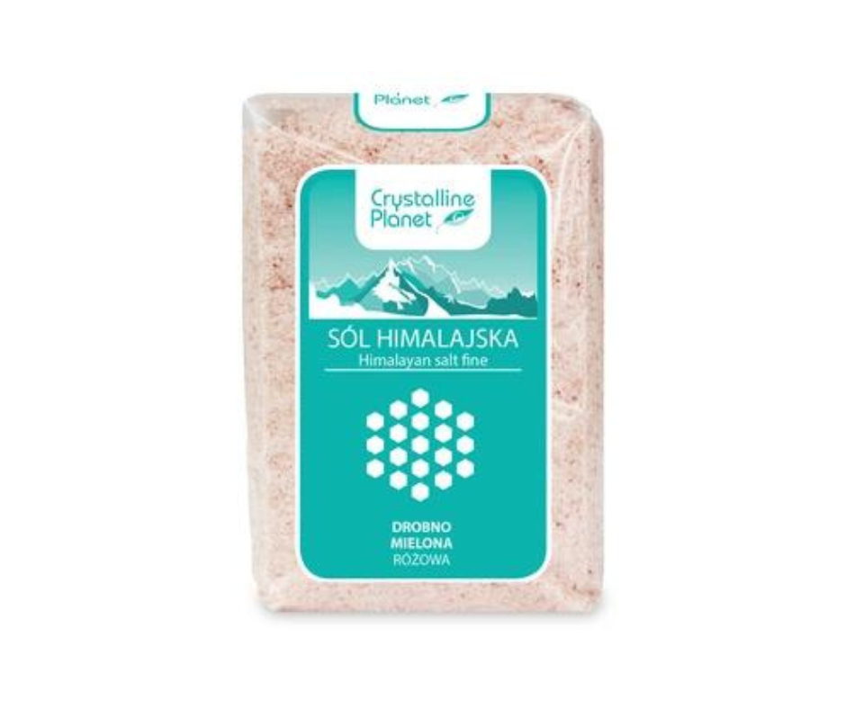 Sól Himalajska Różowa Drobna 600g - Crystalline Planet