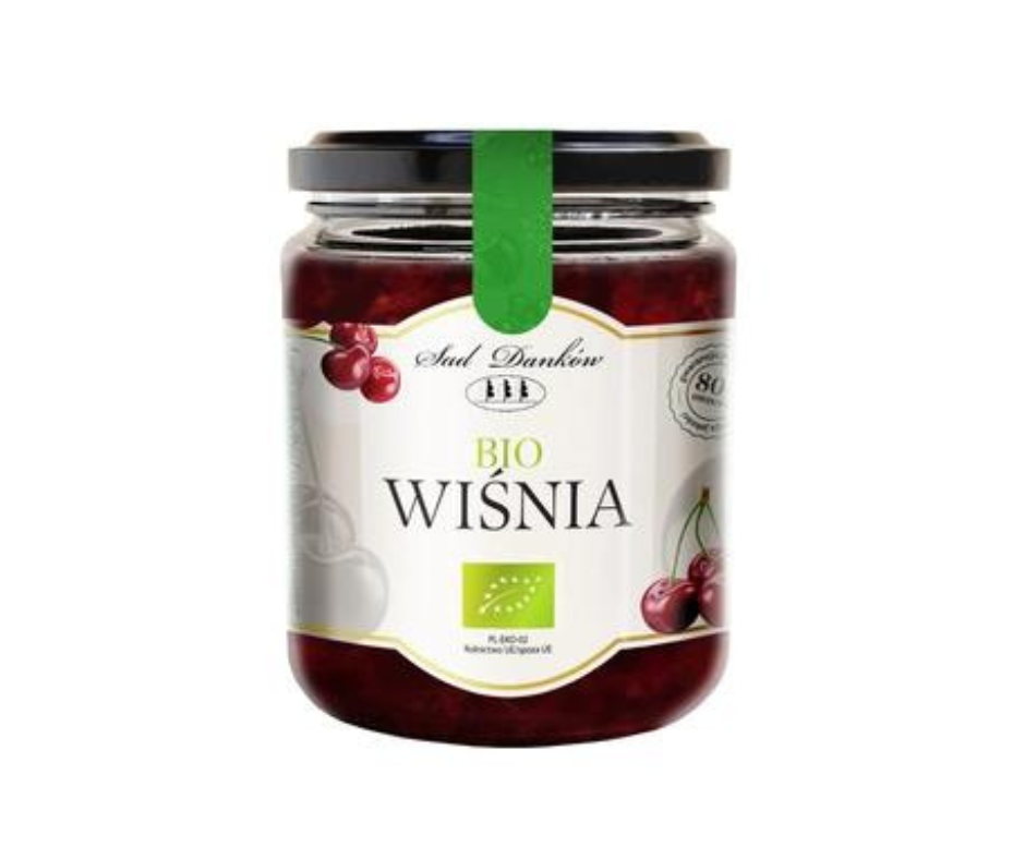 Wiśnia 80% Owoców Bez Cukru 260g - Sad Danków
