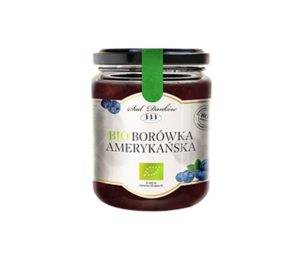 Borówka Amerykańska 80% Bio 260 g - Sad Danków
