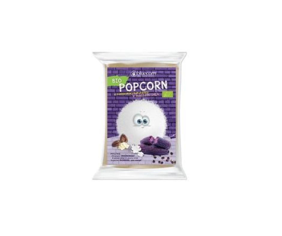 Popcorn z Niebieskiej Kukurydzy z Masłem Shea 100g - BlueCorn