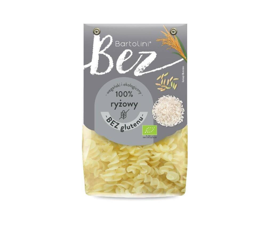 Makaron ryżowy świderek bezglutenowy BIO 250g- Bartolini