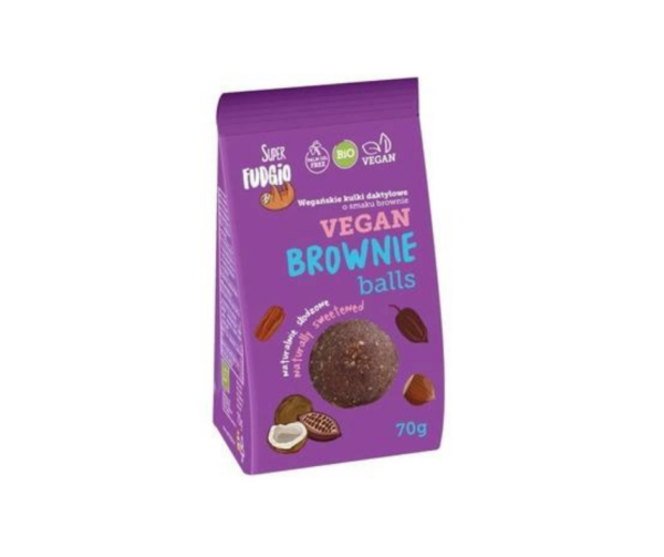 Kulki Daktylowe O Smaku Brownie Bio 70 G - ME GUSTO (SUPER FUDGIO)