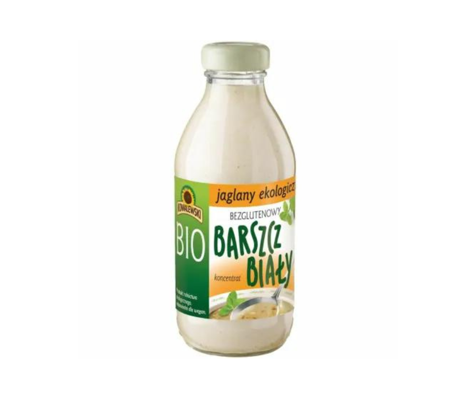 Barszcz Biały Jaglany Bezglutenowy Koncentrat Bio 320 ml - Kowalewski