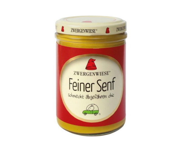 Musztarda Delikatesowa Bezglutenowa Bio 160 Ml - Zerrgenwiese