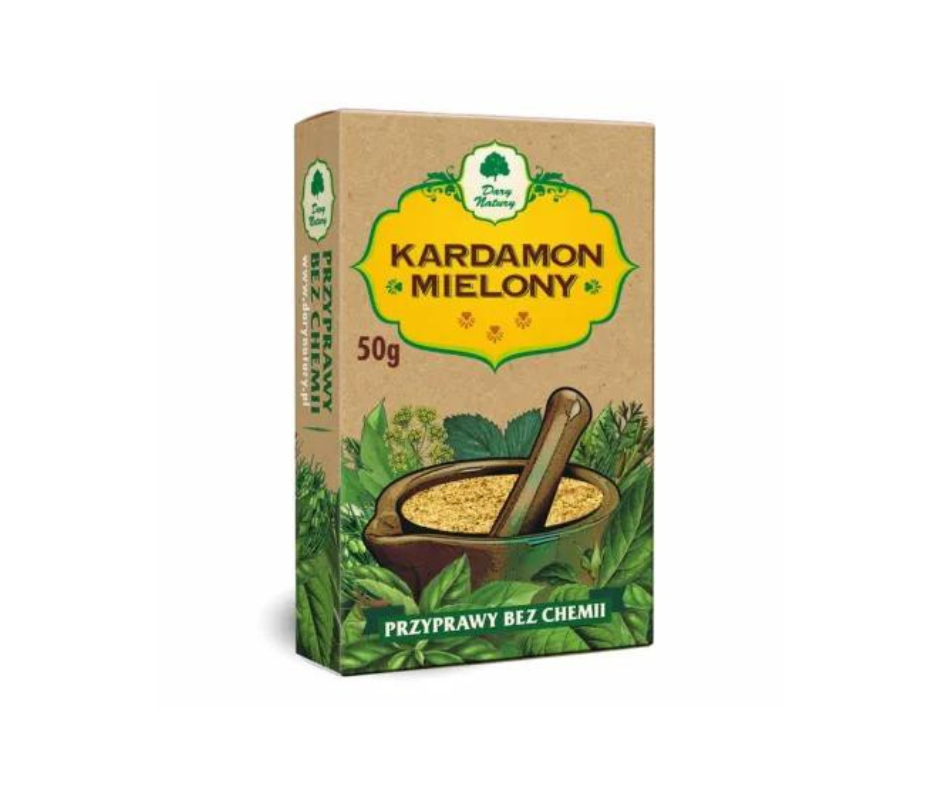 Kardamon mielony 50 G - Dary Natury