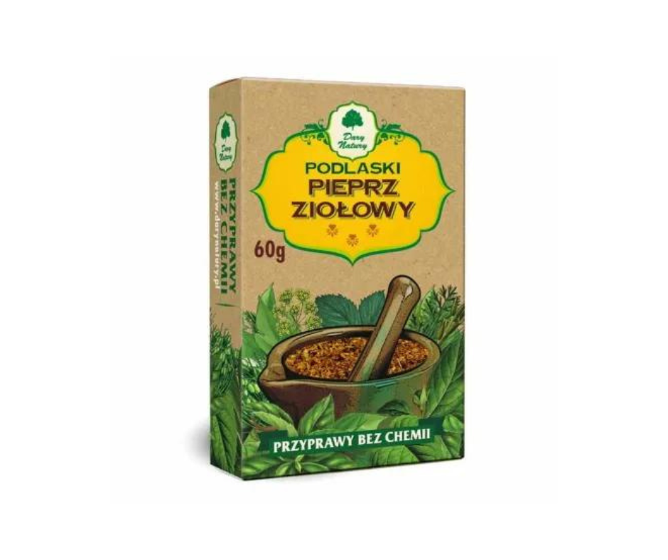 Pieprz ziołowy 60 G - Dary Natury