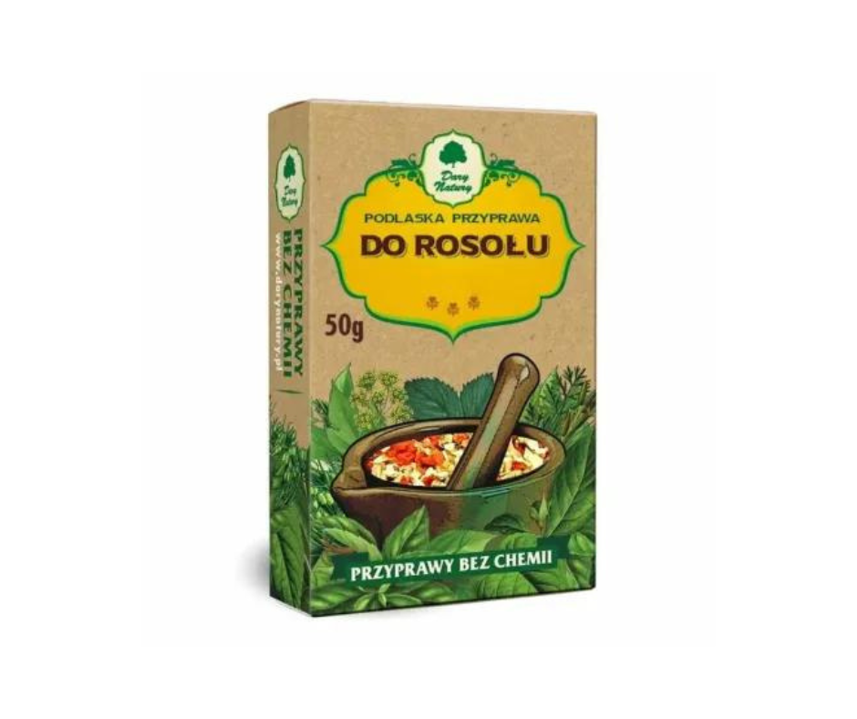 Podlaska Przyprawa do Rosołu 50 g - Dary Natury
