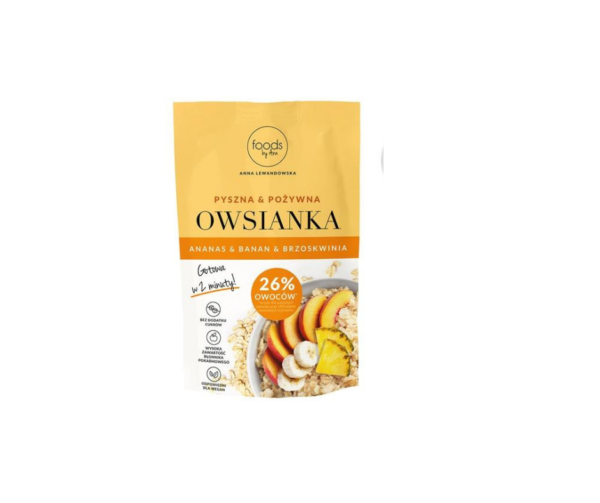 Owsianka Ananas, Banan & Brzoskwinia- foods by Ann