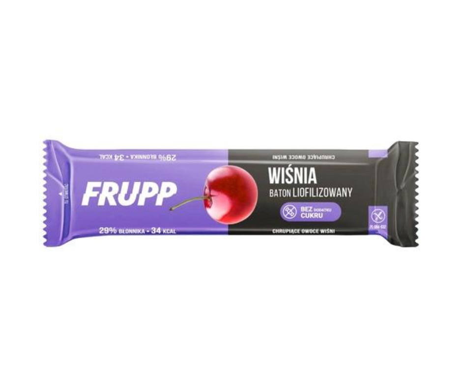 Baton Frupp Wiśniowy Bezglutenowy 10 G - Frupp