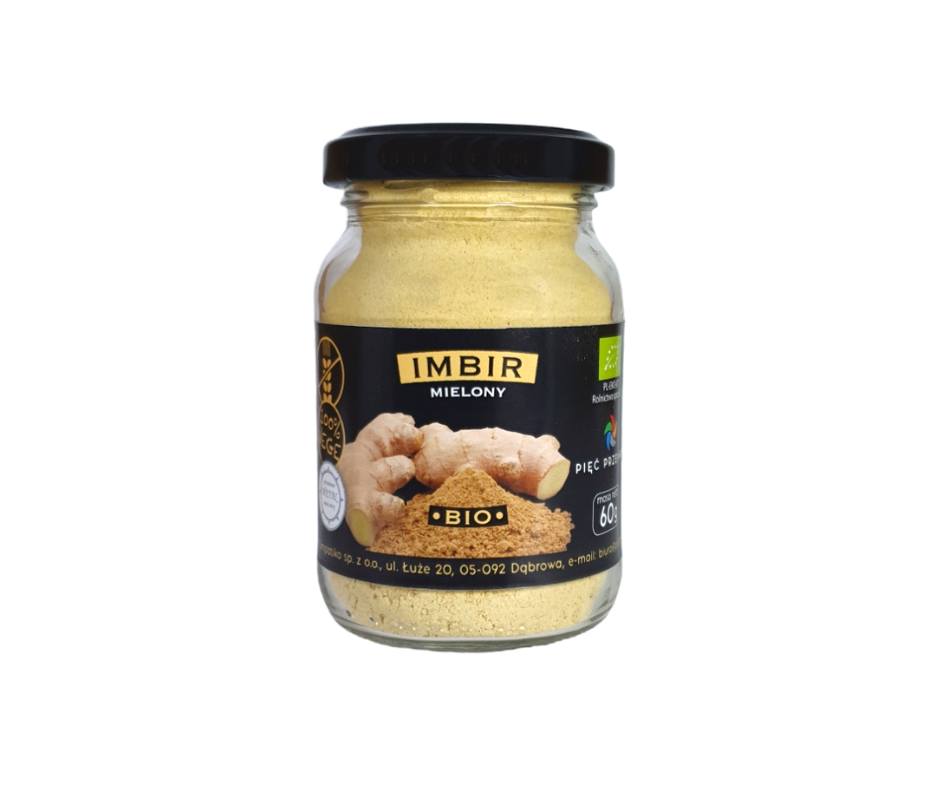 Imbir mielony BIO 60 g- Pięć przemian