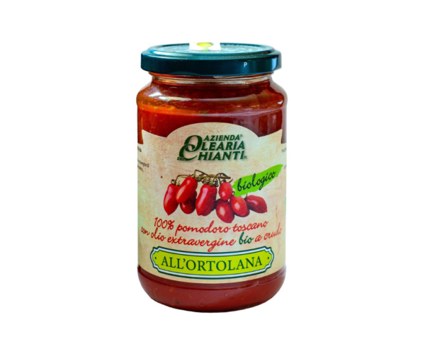 Sos pomidorowy z toskańskich pomidorów z warzywami bezglutenowy BIO 340 G - Azienda Olearia Chiant
