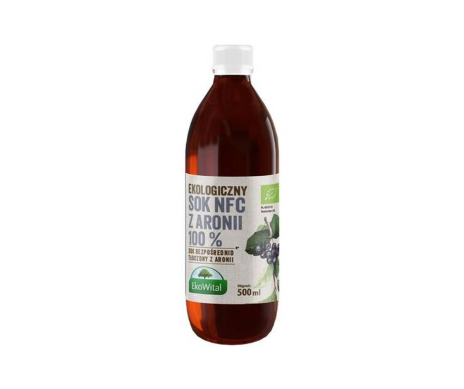 Sok z aronii 100% bio 500ml - Eko Wital