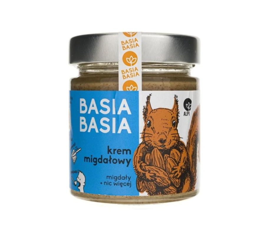 Krem migdałowy 195g -Alpi Basia Basia