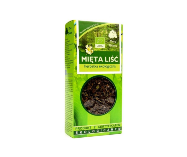 Herbatka Liść Mięty Bio 25 G - DARY NATURY