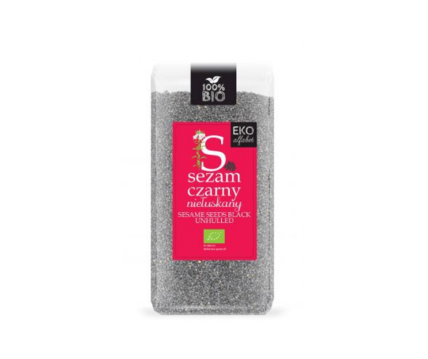 Sezam czarny niełuskany 200 g Bio- Eko Alfabet