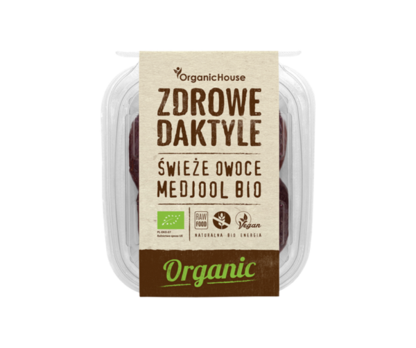 Daktyle Medjool Świeże Bezglutenowe Bio 500 g - Organic House