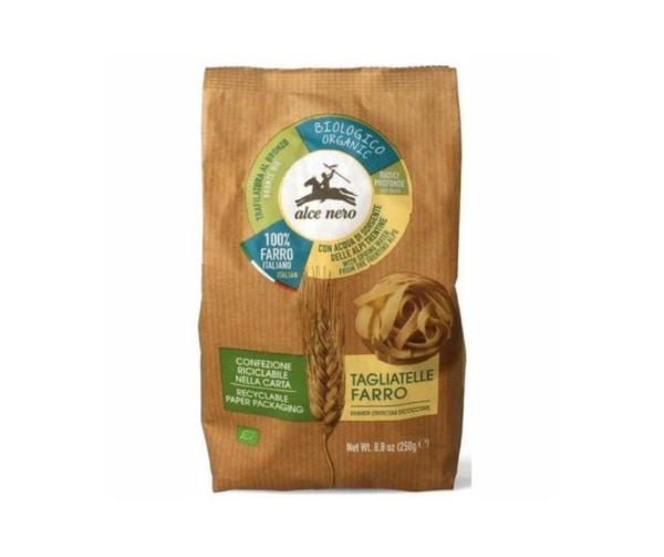 Makaron Z Płaskurki Gniazda Tagliatelle Bio 250 G - Alce Nero