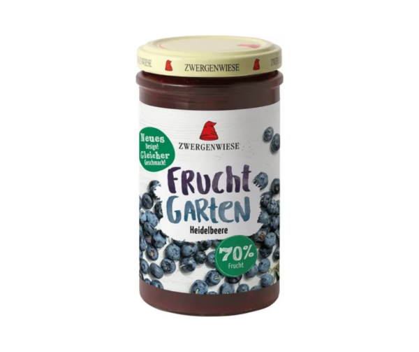 Mus jagodowy (70% owoców) bezglutenowy 225 g Bio- Zwergenwiese