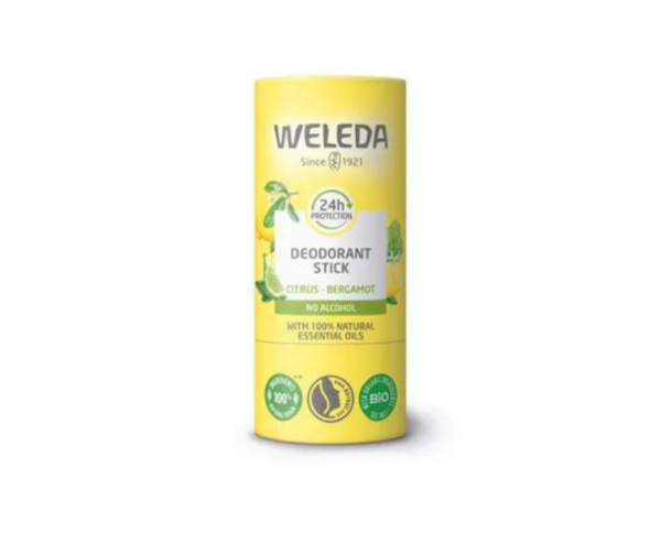 Weleda dezodorant w sztyfcie cytryna bergamotka, 50 g