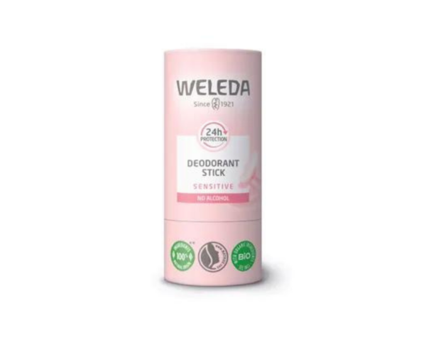 Weleda dezodorant w sztyfcie dla skóry wrażliwej, 50 g