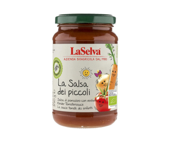 Sos Pomidorowy z Warzywami Dla Dzieci Bio 340 g (325ml)- Laselva