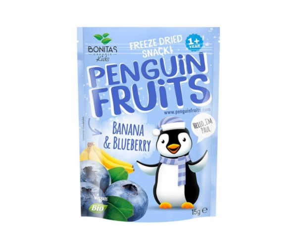 Liofilizowany banan i jagoda BIO 15 g- Bonitas