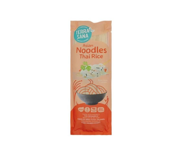 Makaron z Ryżu Tajskiego bezglutenowy 250g - Terrasana