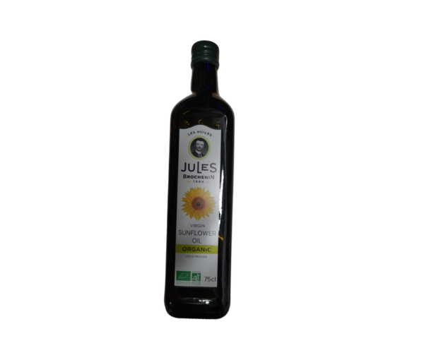 Olej Słonecznikowy Virgin Tłoczony Na Zimno Bio 750ml- Jules Brochenin