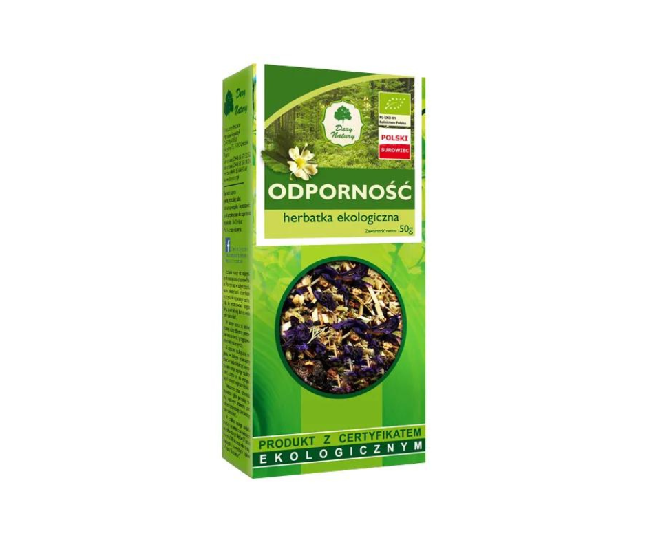 Herbatka ekologiczna odporność 50g - Dary Natury