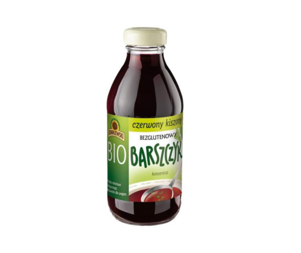 Barszczyk czerwony kiszony bezglutenowy ekologiczny 320ml - KOWALEWSKI