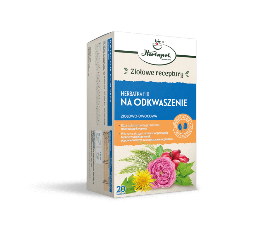 Bio Herbatka Ziołowo - Owocowa fix na odkwaszenie 40g (20x2g) - Herbapol Kraków