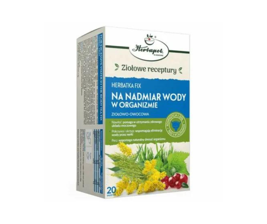 Herbatka Fix na nadmiar wody 40 g (20x 2 g) - Herbapol Kraków