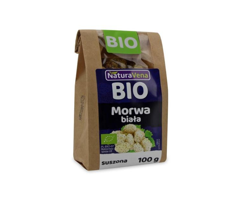 Morwa Biała suszona 100g - NaturaVena